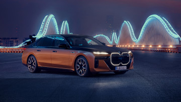 обоя 2023 bmw i7 m70 xdrive, автомобили, bmw, i7, m70, xdrive, седан, мощный, быстрый, электромобиль