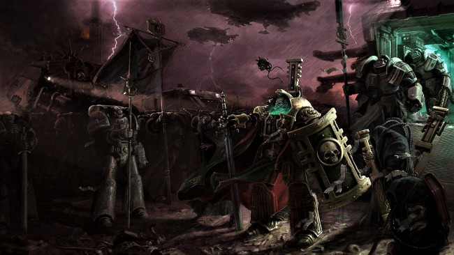 Обои картинки фото видео игры, warhammer 40k, войско, броня, гроза