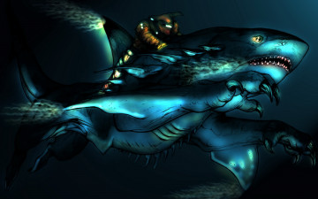 Картинка фэнтези существа когти акула