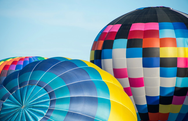 Обои картинки фото авиация, воздушные шары, шары, спорт, цвет, небо