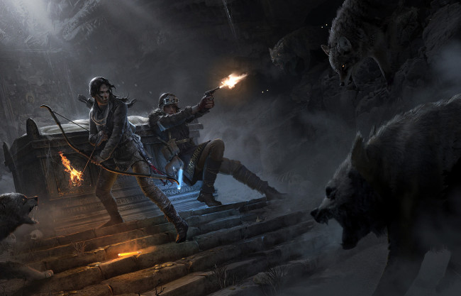 Обои картинки фото rise of the tomb raider, видео игры, персонаж