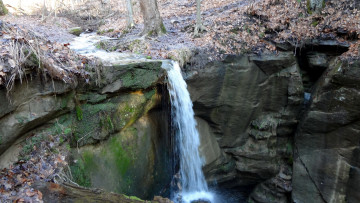 Картинка природа водопады скалы поток водопад