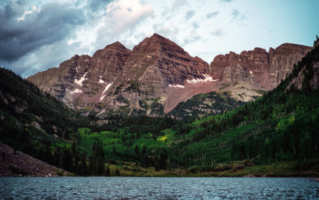 Обои картинки фото природа, горы, озеро, лес
