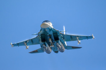 Картинка su-34 авиация боевые+самолёты россия ввс
