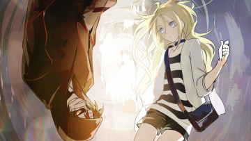 Картинка аниме satsuriku+no+tenshi satsuriku no tenshi ангел кровопролития парень девушка
