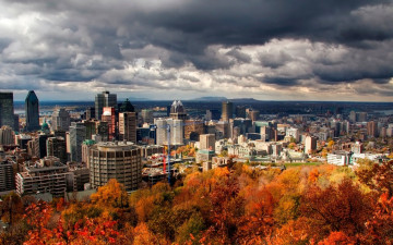 Картинка города монреаль+ канада панорама