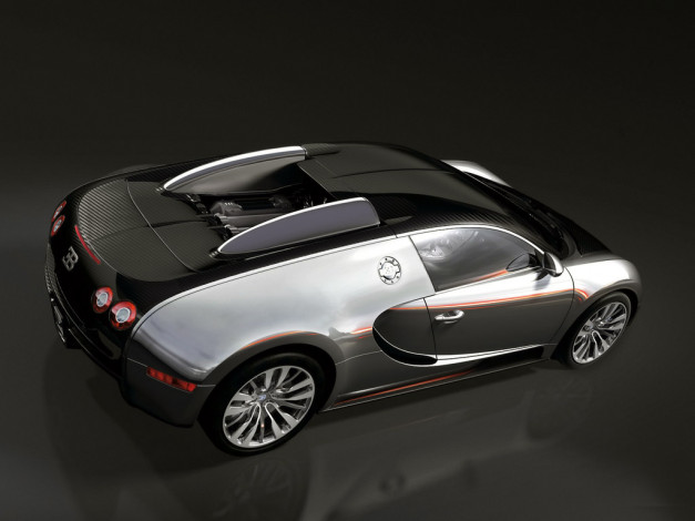 Обои картинки фото 2008, bugatti, 16, veyron, pur, sang, автомобили