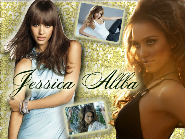 Обои картинки фото Jessica Alba, allba, девушки