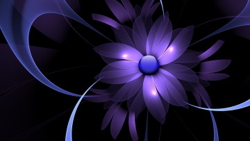 Картинка 3д+графика цветы+ flowers цвета фон узор