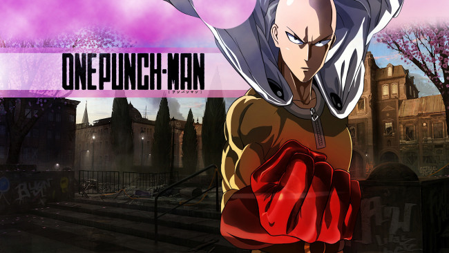 Обои картинки фото аниме, one punch man, сайтама