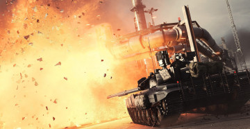 Картинка видео+игры battlefield+4 танк