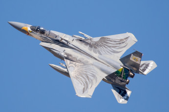 Картинка f-15c+eagle авиация боевые+самолёты истребитель