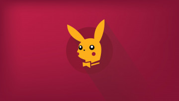 Картинка рисованное минимализм japanese pikachu pokemon playboy
