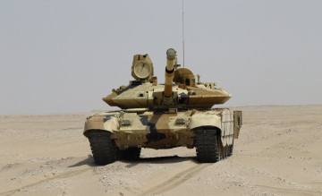 Картинка техника военная+техника обт танк броня песок оружие россии увз т-90 мс прорыв