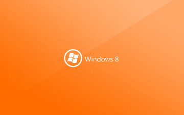 обоя компьютеры, windows, orange, logo, microsoft, pc, 8