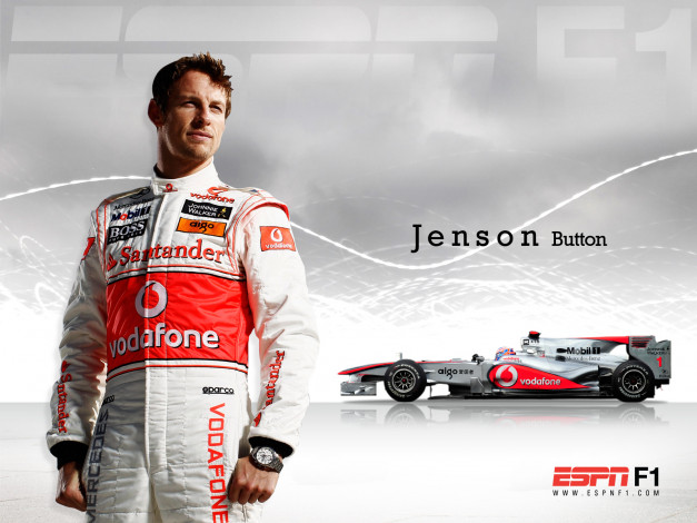 Обои картинки фото jenson, button, 2010, спорт, формула, пилот, чемпионат, 1