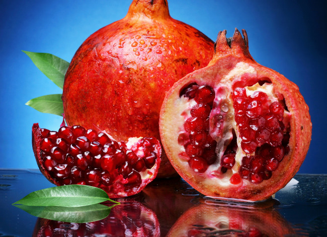 Обои картинки фото еда, гранат, fruit, pomegranate