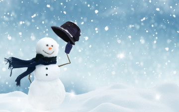 Картинка праздничные снеговики snowman christmas winter snow снег зима рождество happy merry снежинки decoration снеговик новый год xmas