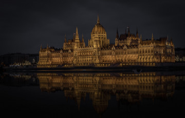 Картинка города будапешт+ венгрия будапешт река парламент дунай