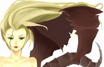 Картинка аниме fairy+tail волшебник чародей демон маг девушка взгляд mirajane