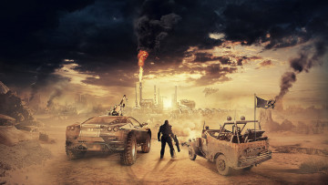 Картинка фэнтези романтика+апокалипсиса оружие автомобиль behance artwork апокалипсис