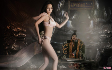 Картинка кино+фильмы chi+bi+iii девушка император статуи танец