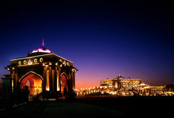 Картинка emirates palace abu dhabi города абу даби оаэ
