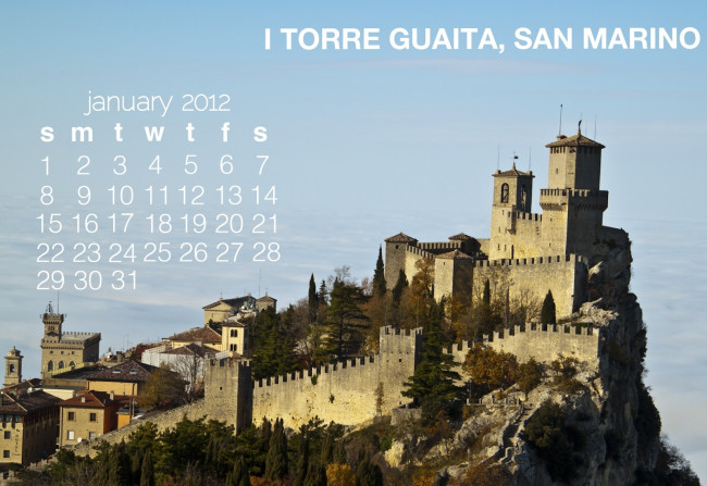 Обои картинки фото календари, города, башня, замок