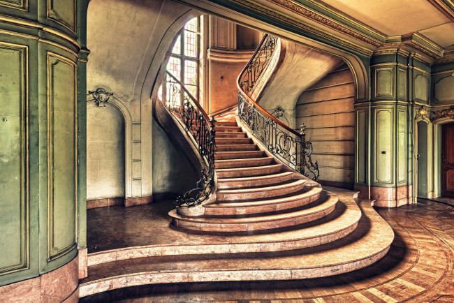 Обои картинки фото интерьер, холлы, лестницы, корридоры, лестница