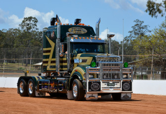 Картинка mack+titan автомобили mack грузовик тяжелый тягач седельный