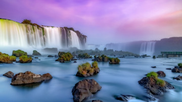 Картинка iguazu+falls brazil природа водопады iguazu falls