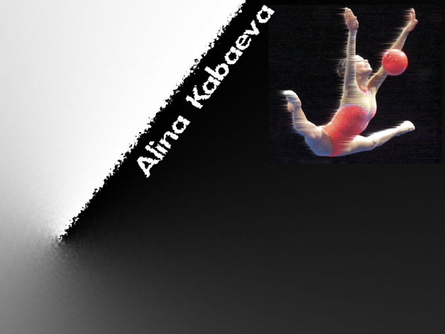 Обои картинки фото гимнастка, алина, кабаева, спорт, гимнастика
