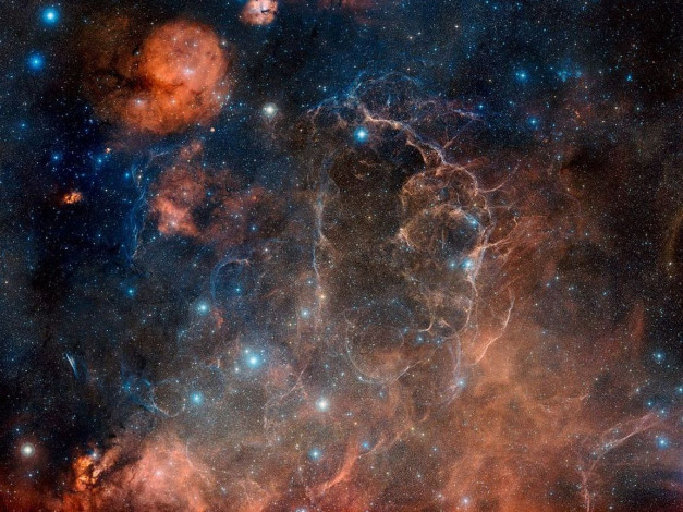 Обои картинки фото остаток, сверхновой, космос, галактики, туманности