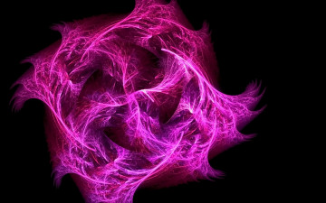 Картинка 3д графика fractal фракталы тёмный фон узор