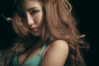 Картинка девушки -unsort+ азиатки азиатка взгляд волосы грудь