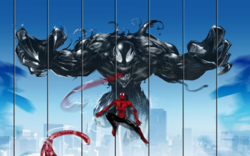 Картинка веном фэнтези существа venom spider-man монстр