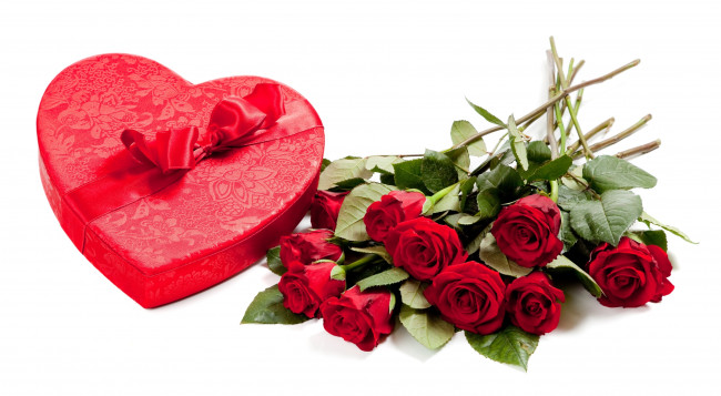 Обои картинки фото праздничные, день святого валентина,  сердечки,  любовь, розы, сердечко