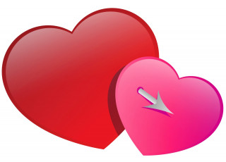 Картинка праздничные день+святого+валентина +сердечки +любовь сердечки стрела