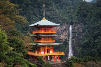 Картинка города -+буддийские+и+другие+храмы храм водопад