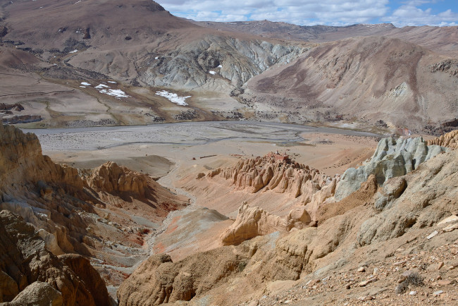 Обои картинки фото тибет,  нгуль-кхар, природа, горы, паломничество, скалы, долина