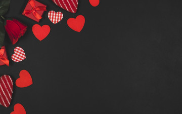 Картинка праздничные день+святого+валентина +сердечки +любовь день влюбленных сердечки роза праздник фон святого валентина