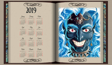 Картинка календари фэнтези лицо