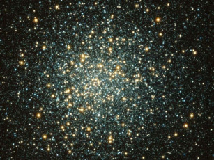 Картинка шаровое скопление m3 космос галактики туманности