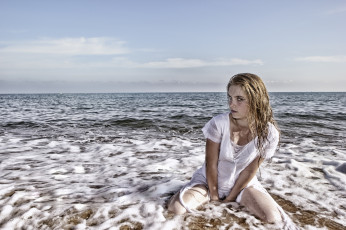 Картинка -Unsort+Блондинки девушки unsort блондинки море