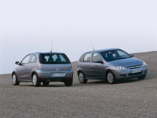 обоя автомобили, opel, corsa, c, 2000