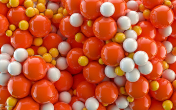 Картинка 3д+графика шары+ balls цвета шары