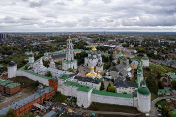 обоя города, - православные церкви,  монастыри, троице, сергиева, лавра, крупнейший, мужской, ставропигиальный, монастырь, cергиев, посад, московская, область