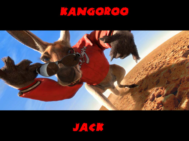 Обои картинки фото мультфильмы, kangoroo, jack