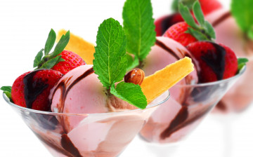 Картинка еда мороженое десерты шоколад мята