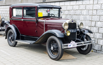 Картинка ford+a+tudor+1930 автомобили выставки+и+уличные+фото выставка автошоу ретро история